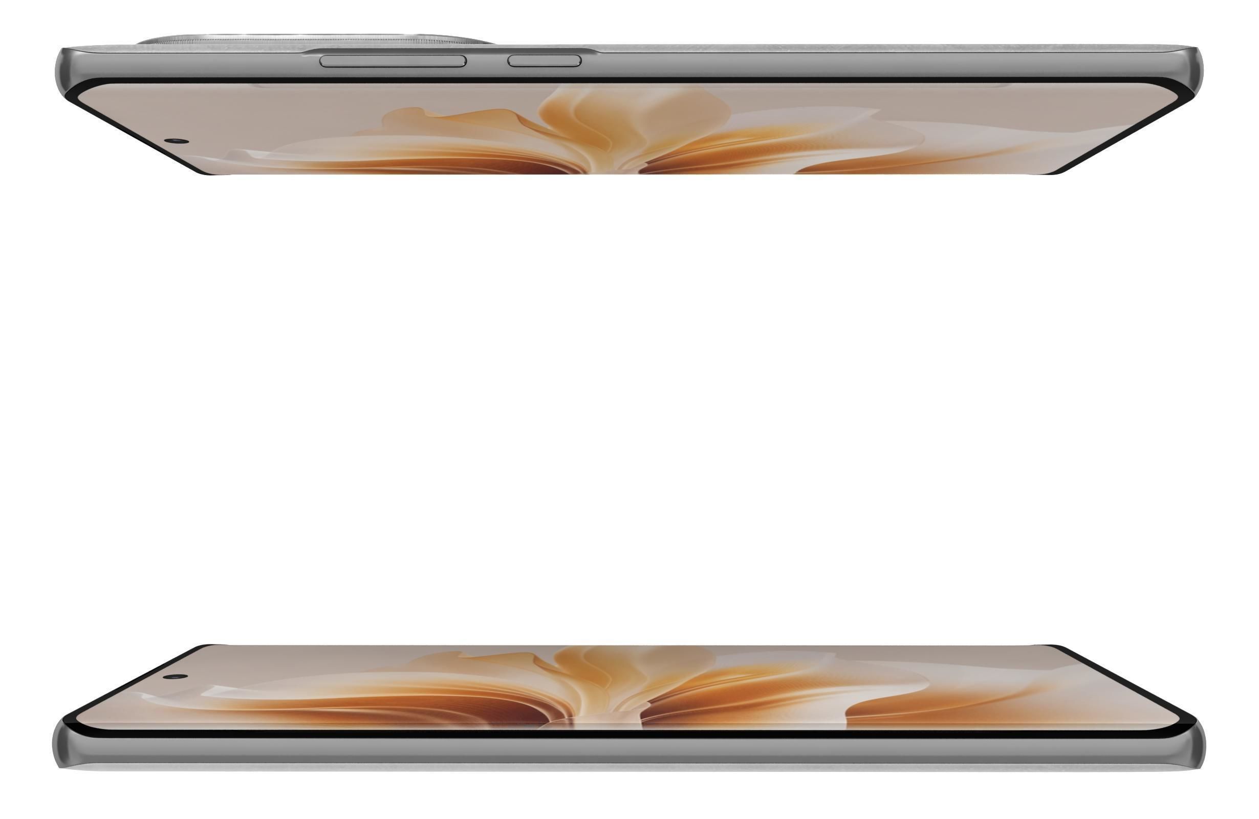 Oppo Reno 11 White 3D model_9