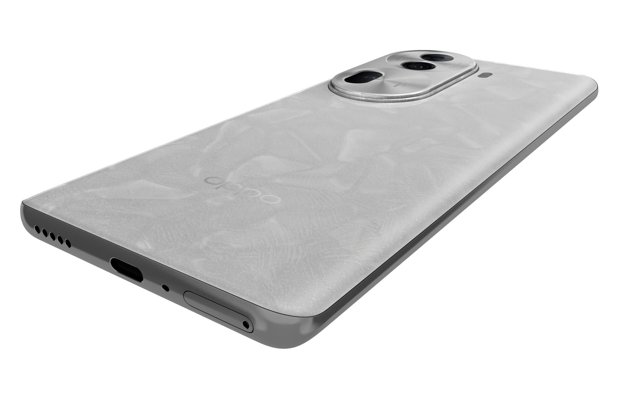 Oppo Reno 11 White 3D model_14