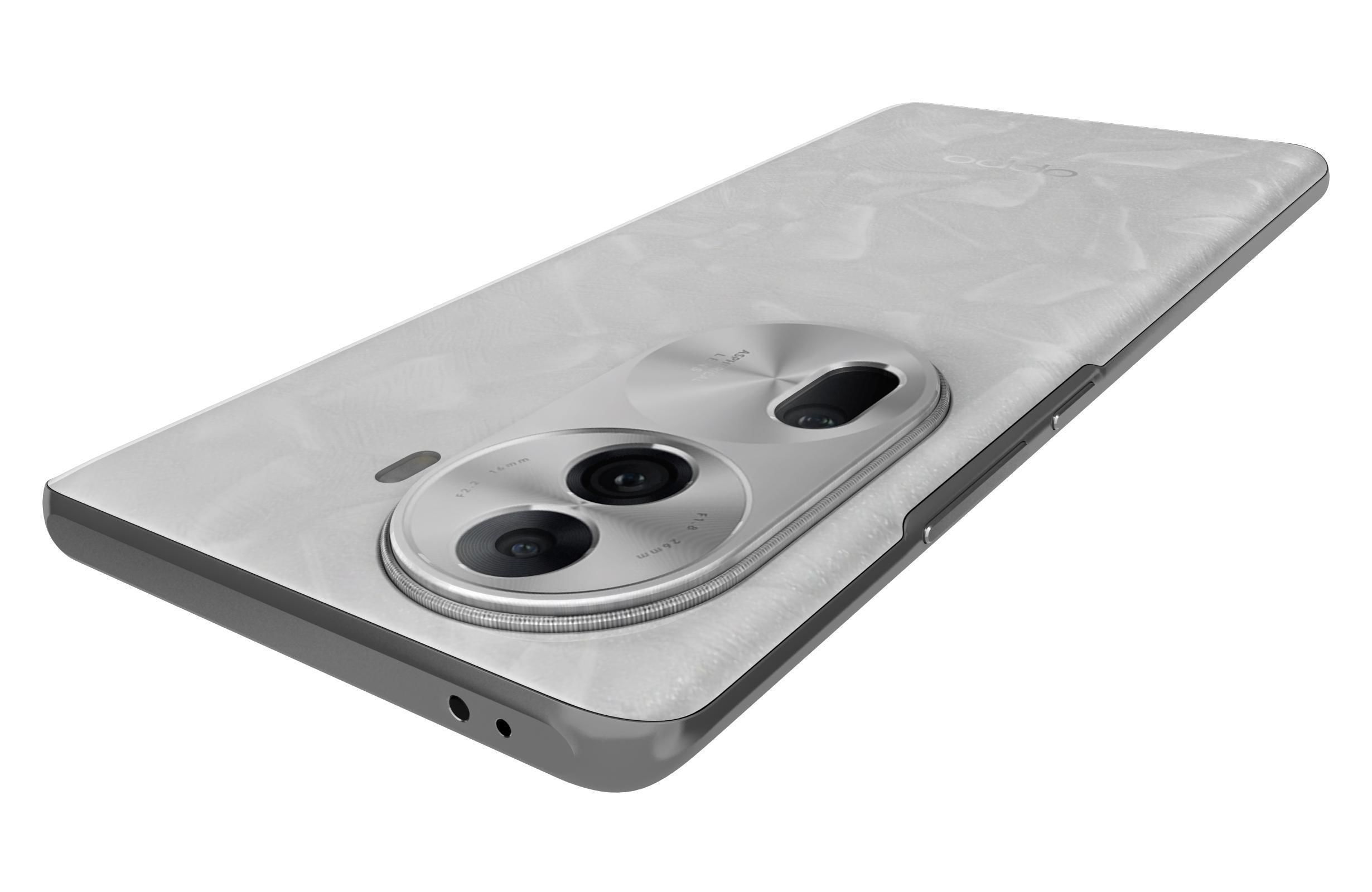 Oppo Reno 11 White 3D model_15