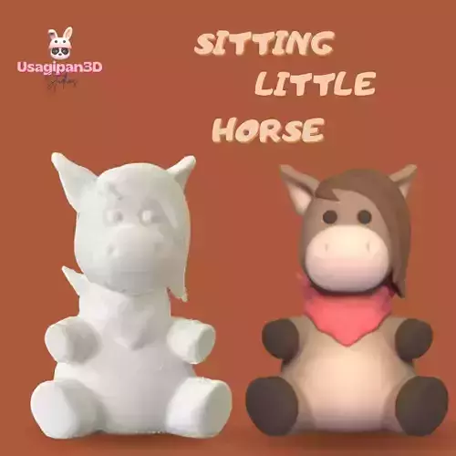 Sitting Little Horse