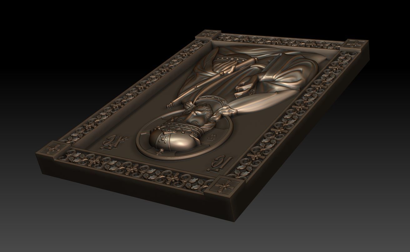 Christ Pantocrator 3D model_7