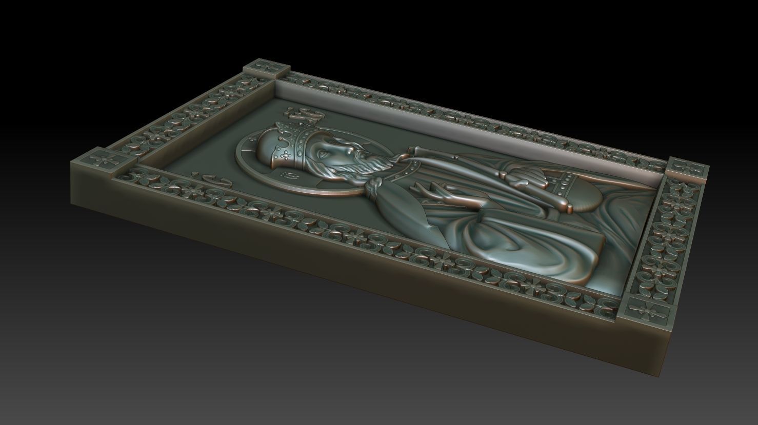 Christ Pantocrator 3D model_10