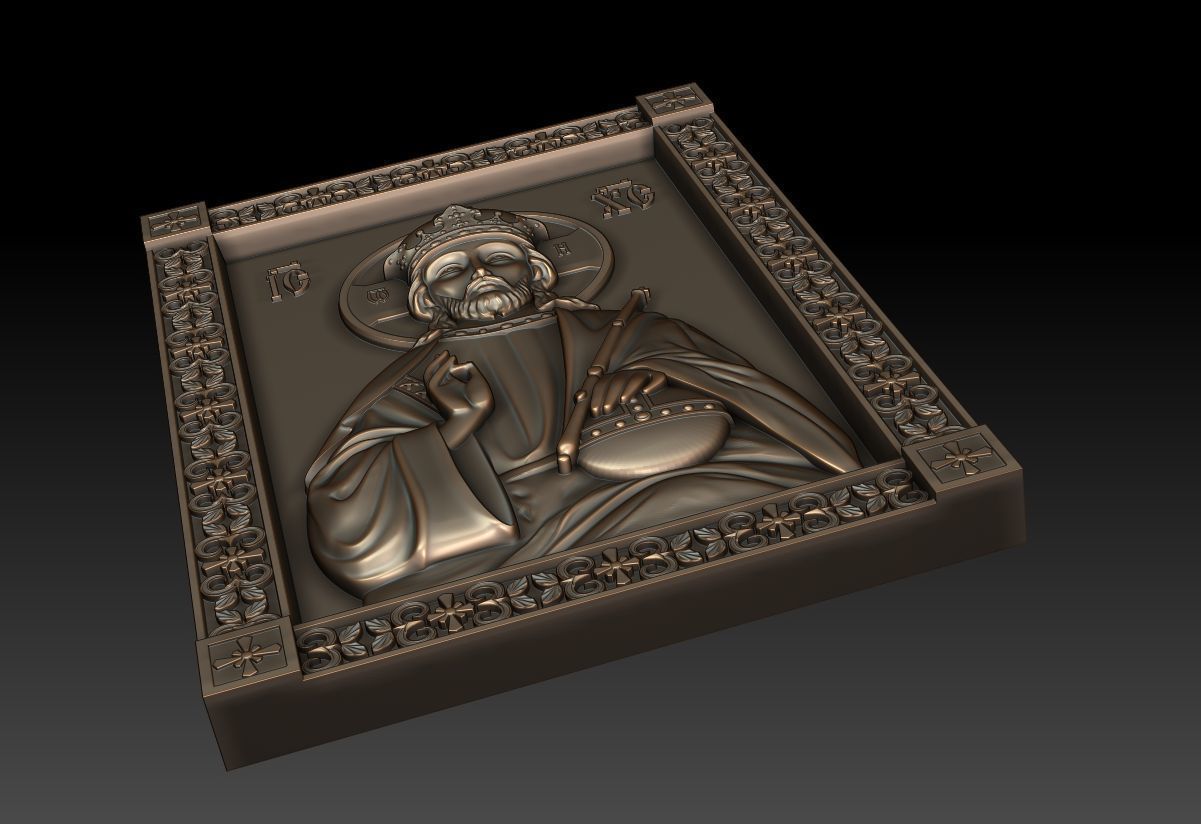 Christ Pantocrator 3D model_2