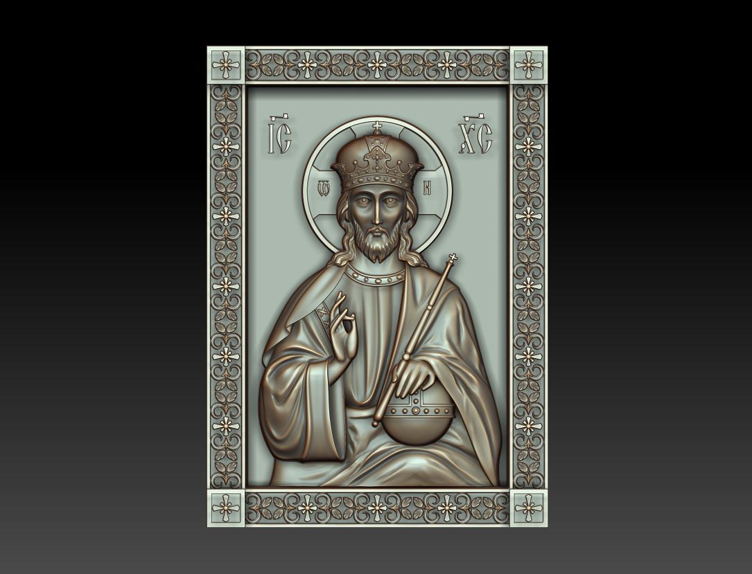 Christ Pantocrator 3D model_8