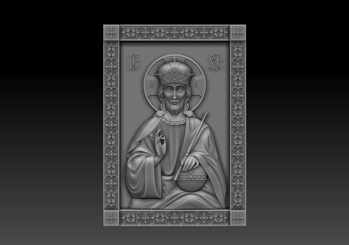 Christ Pantocrator 3D model_12