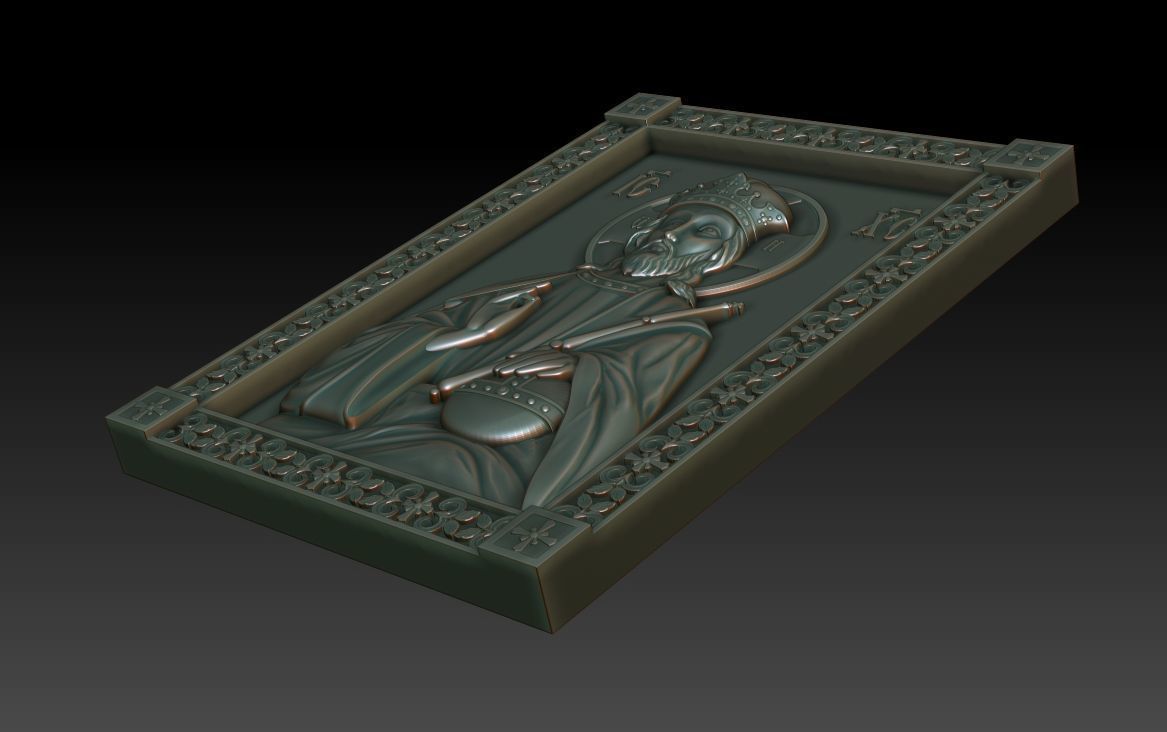 Christ Pantocrator 3D model_11