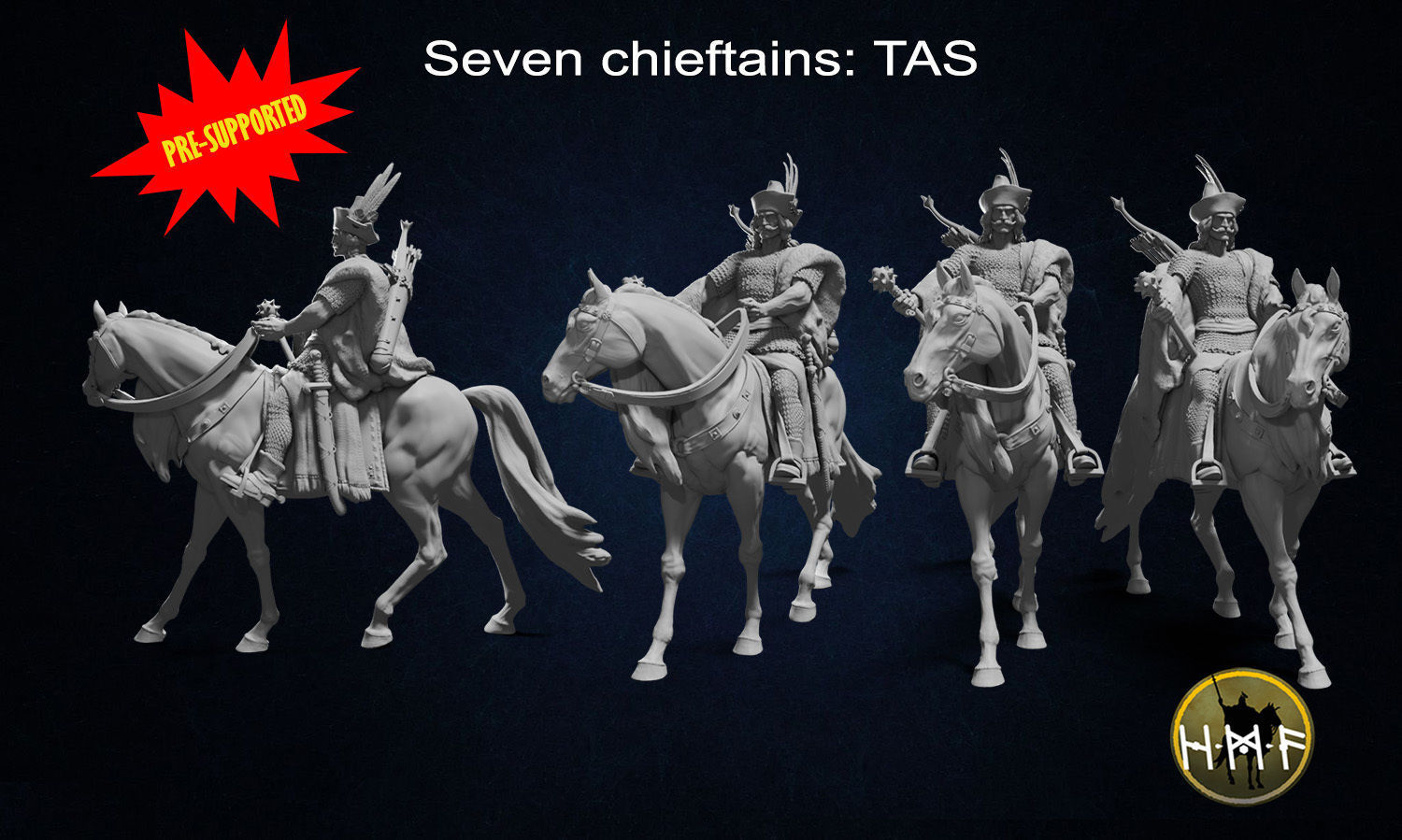 Seven chieftains 3D print model_5