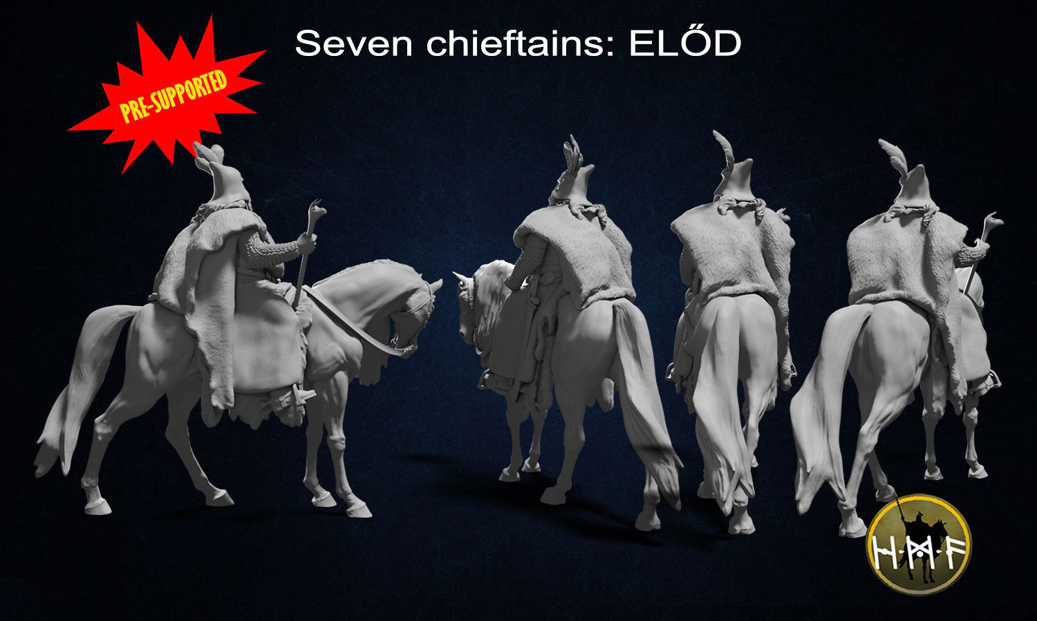 Seven chieftains 3D print model_2