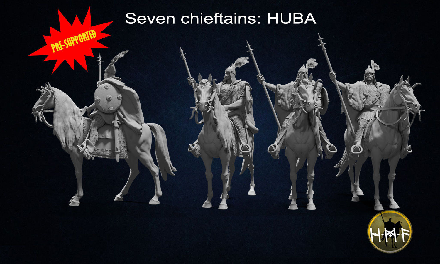 Seven chieftains 3D print model_3