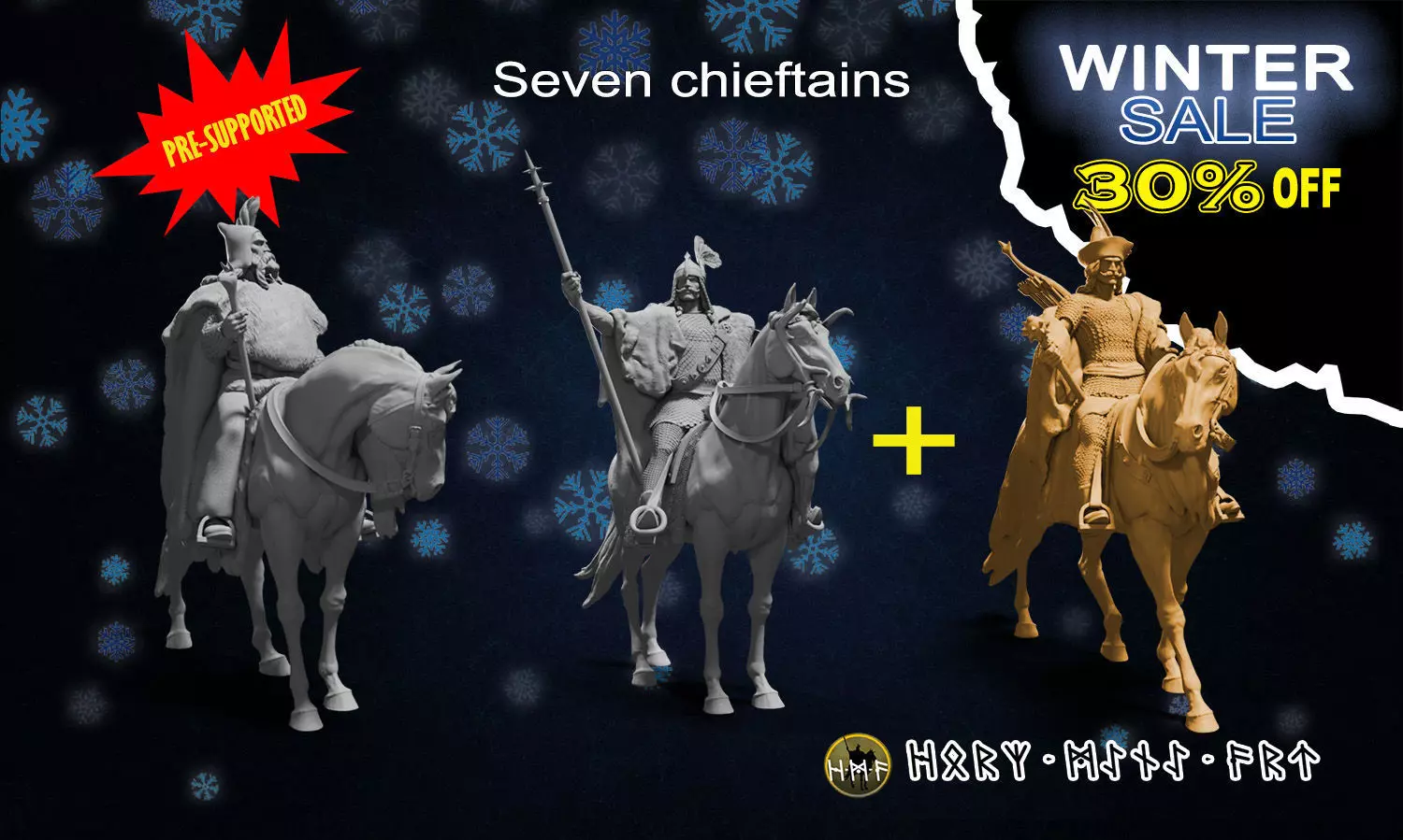 Seven chieftains 3D print model_0