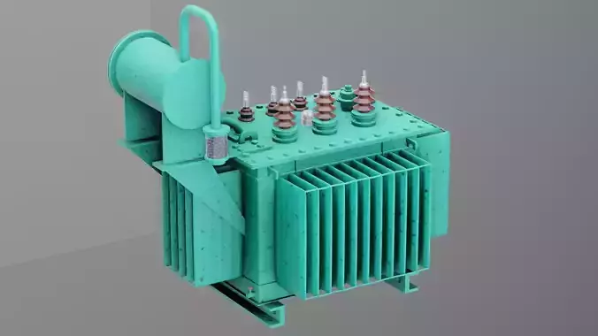 Electrical Transformer Free 3D model