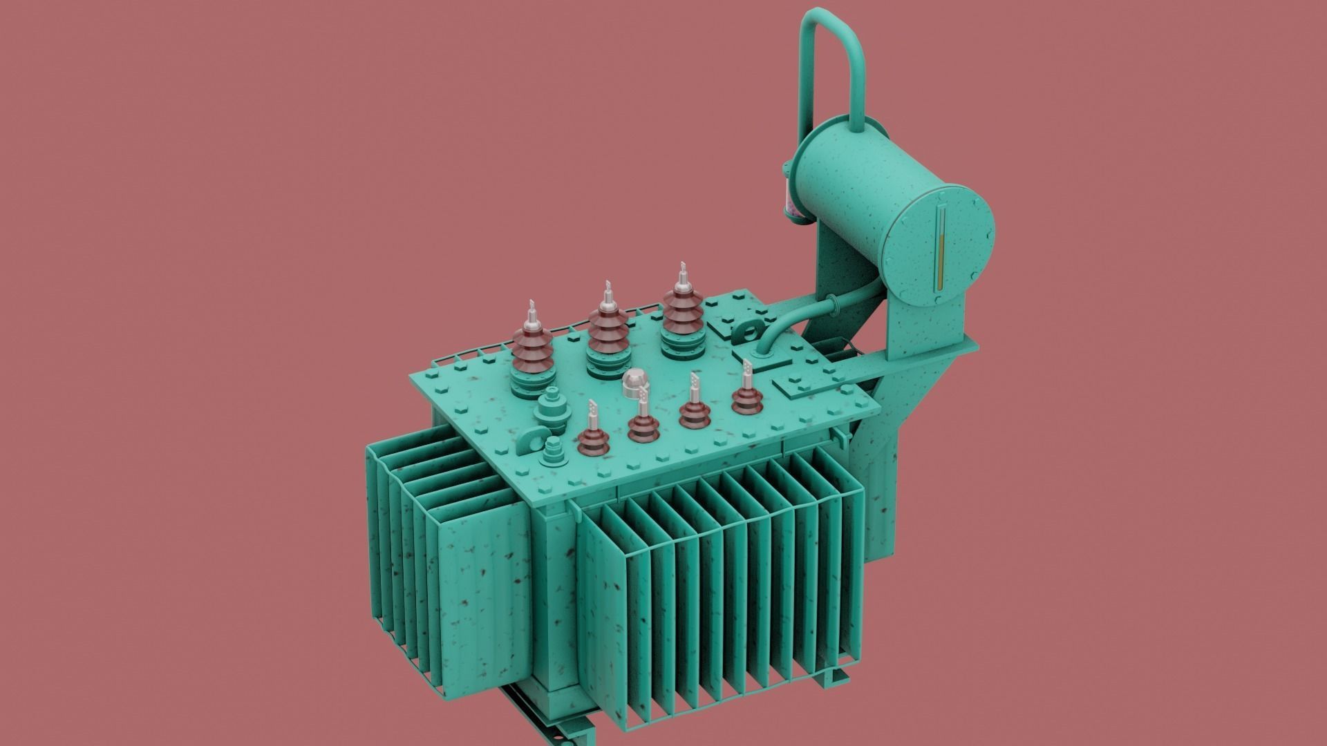 Electrical Transformer free 3D model CGTrader