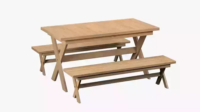 Outdoor garden furniture set