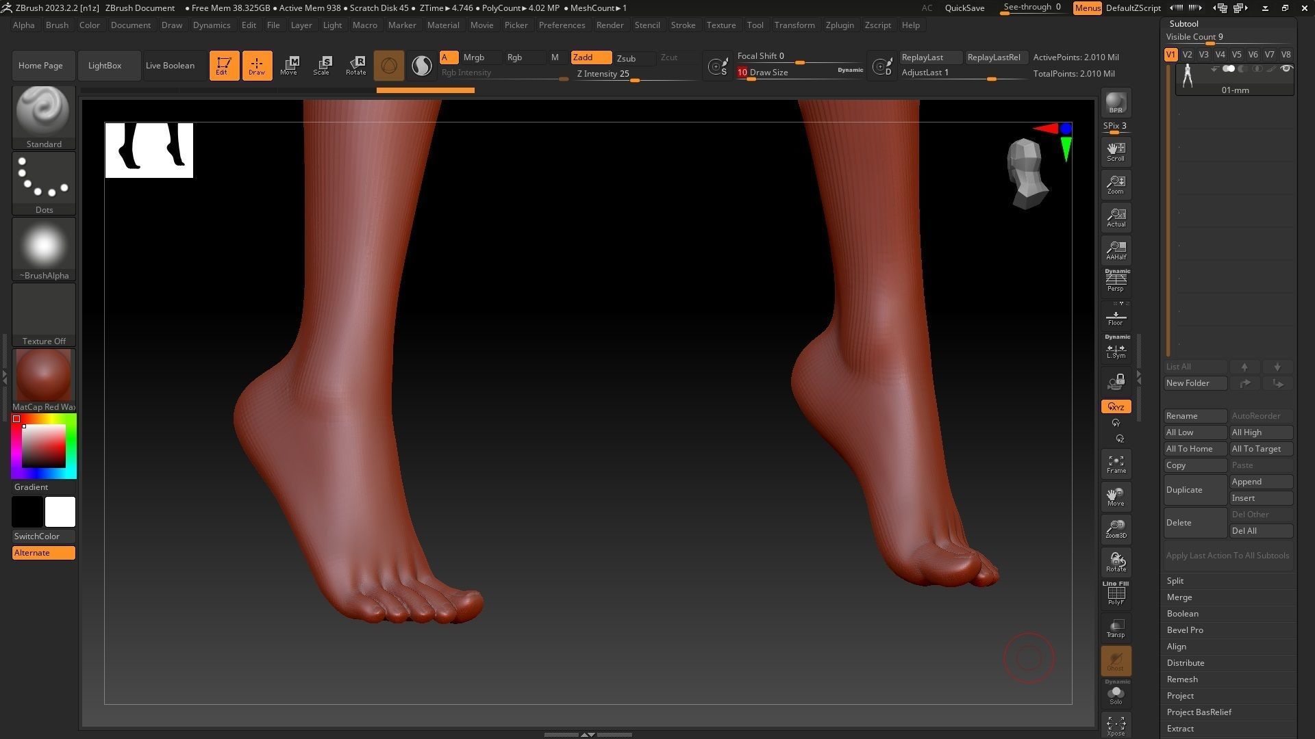 Sexy girl on STL 01 3D print model_5