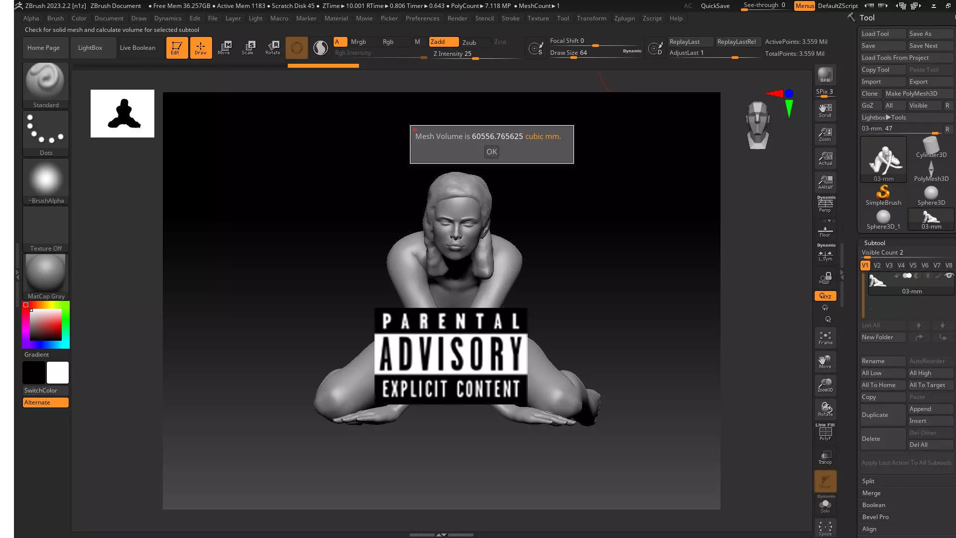 Sexy girl on STL 03 3D print model_0