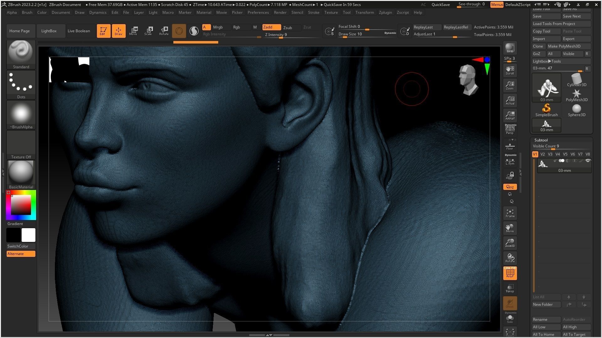 Sexy girl on STL 03 3D print model_8