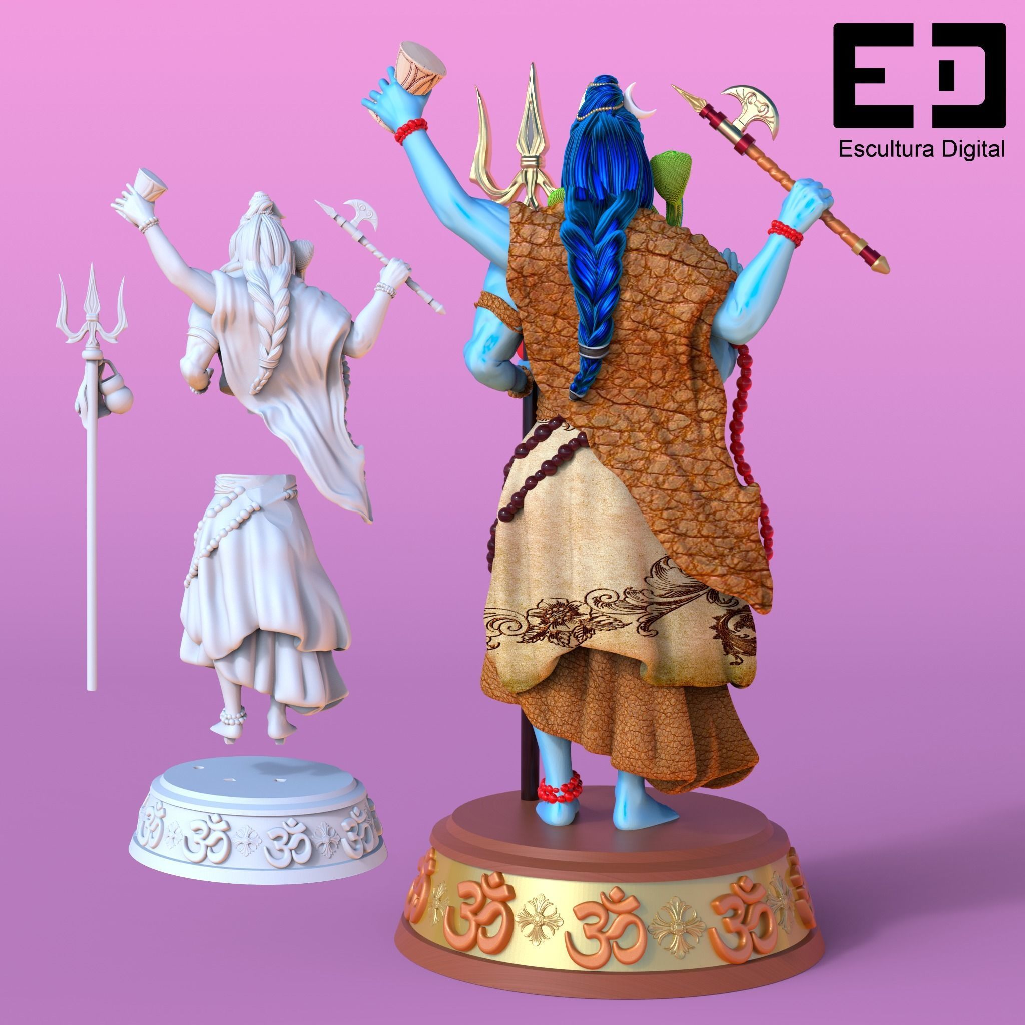 Shiva  3D print model_4