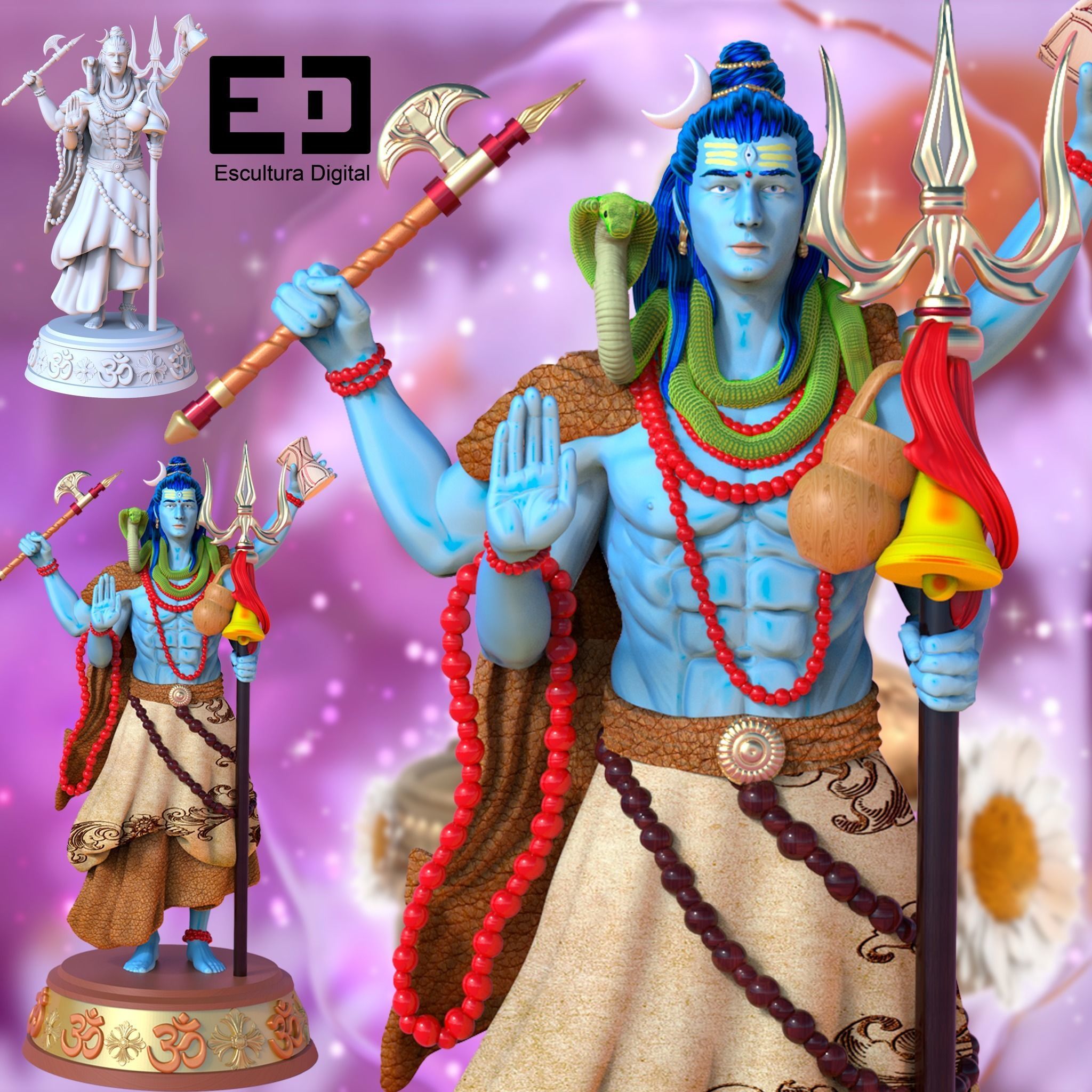 Shiva  3D print model_1