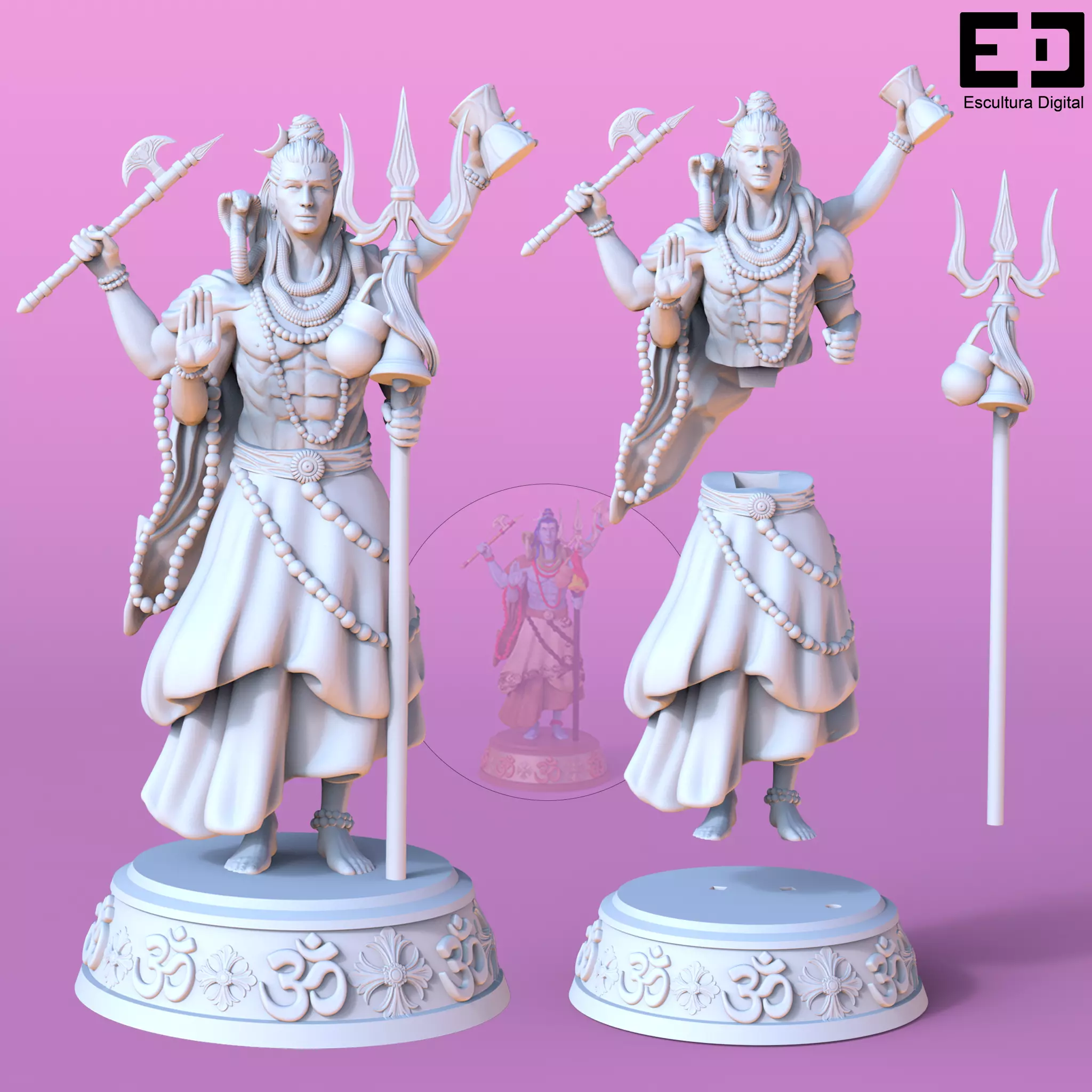 Shiva  3D print model_0