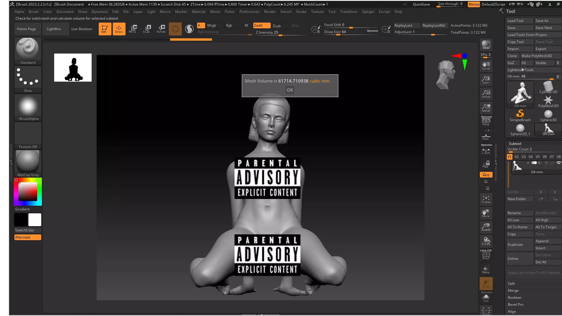 Sexy girl on STL 04 3D print model_0