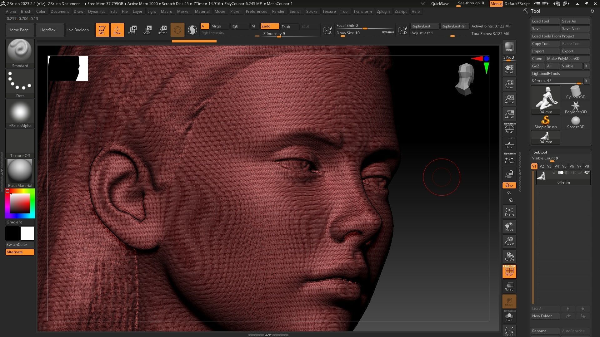 Sexy girl on STL 04 3D print model_8