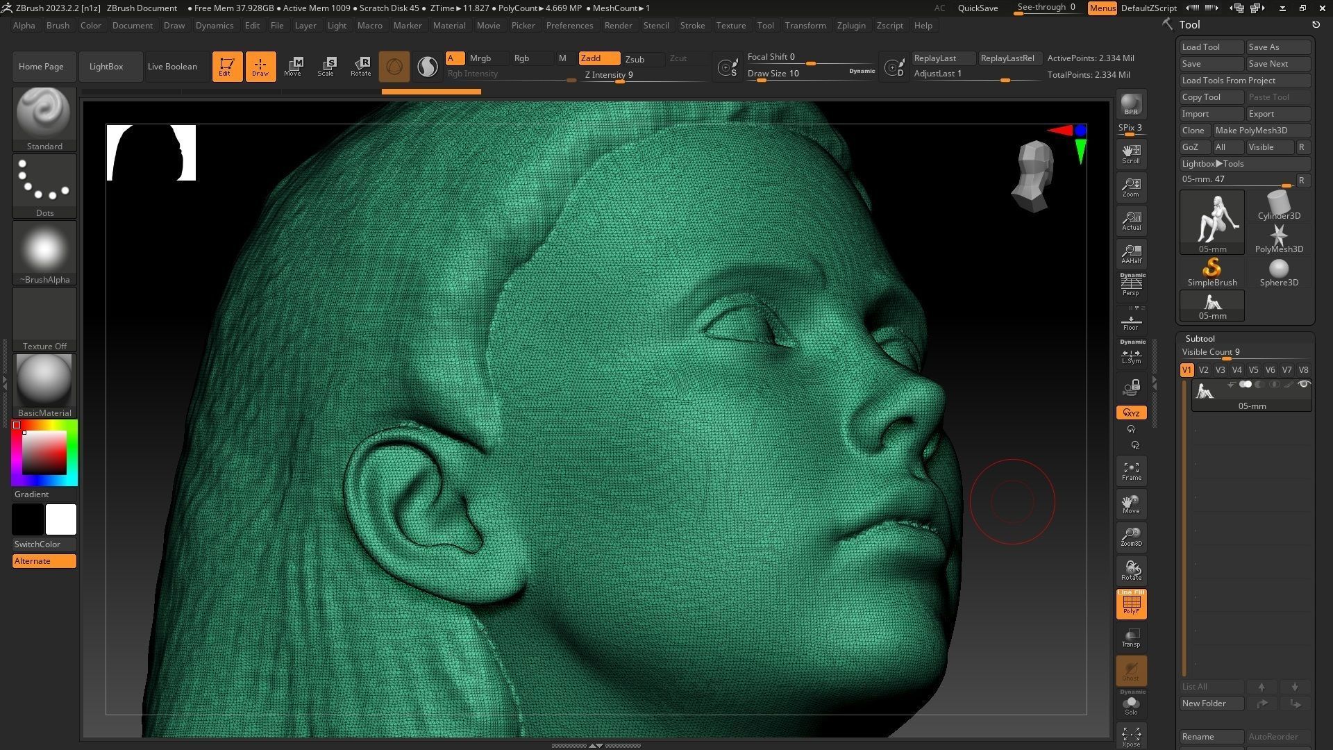 Sexy girl on STL 05 3D print model_8