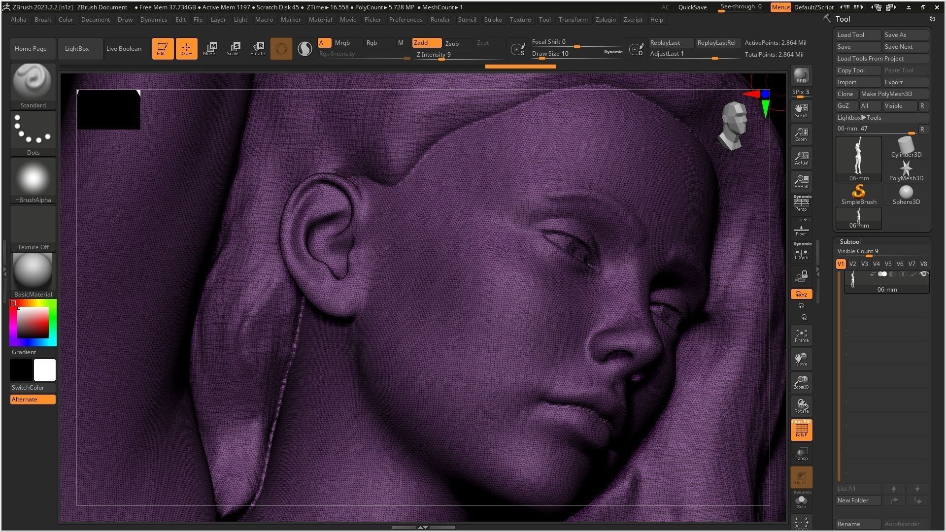 Sexy girl on STL 06 3D print model_8