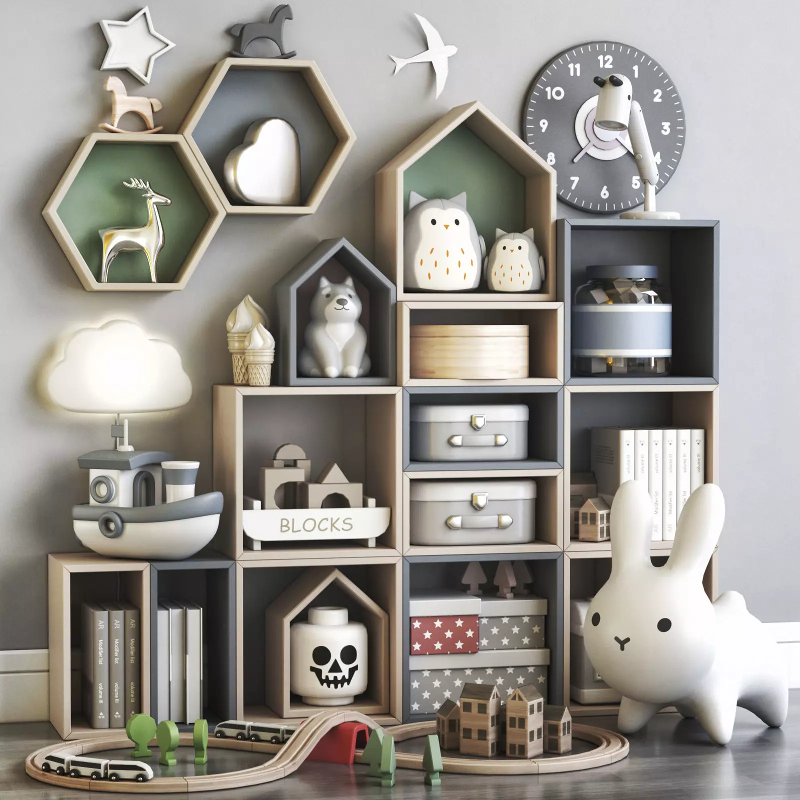 Furniture for nursery 5 3D model