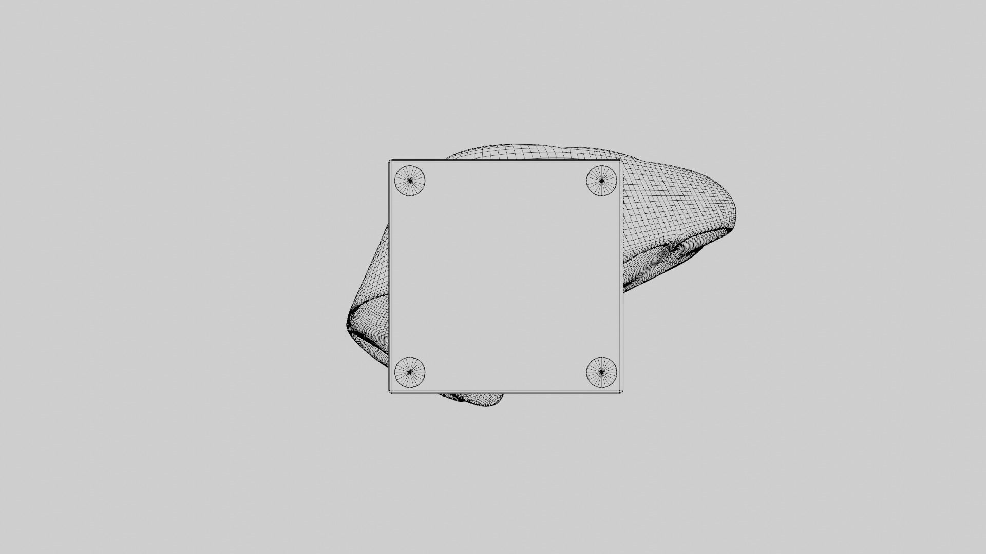 Modern Art Sculpture 3D model_10