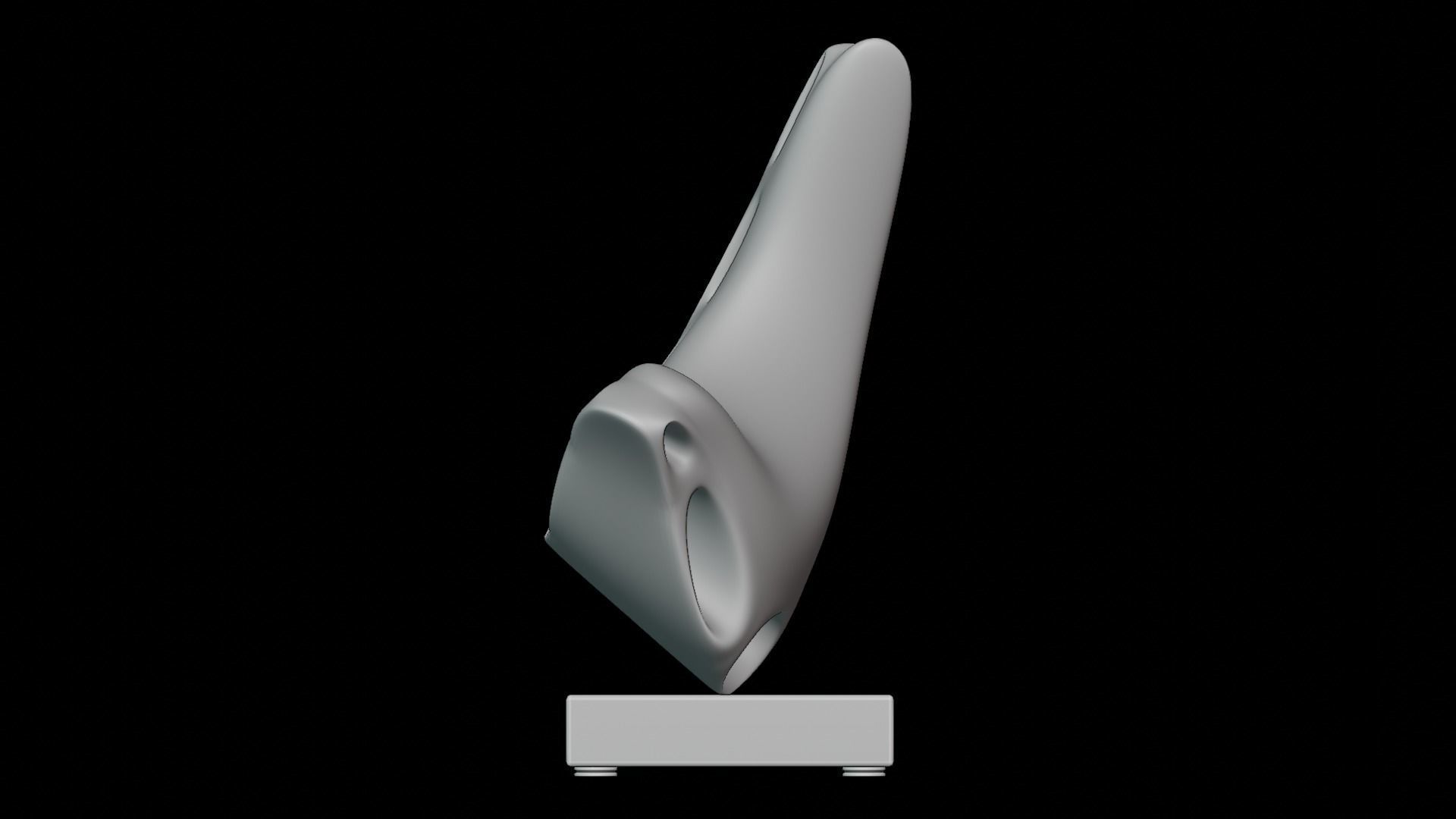 Modern Art Sculpture 3D model_5