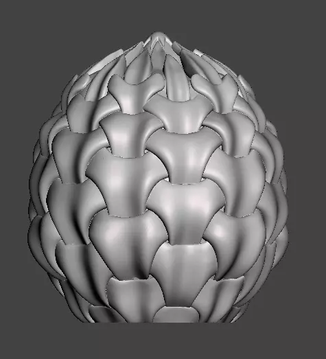 Parametric rattan woven candle 3D print model