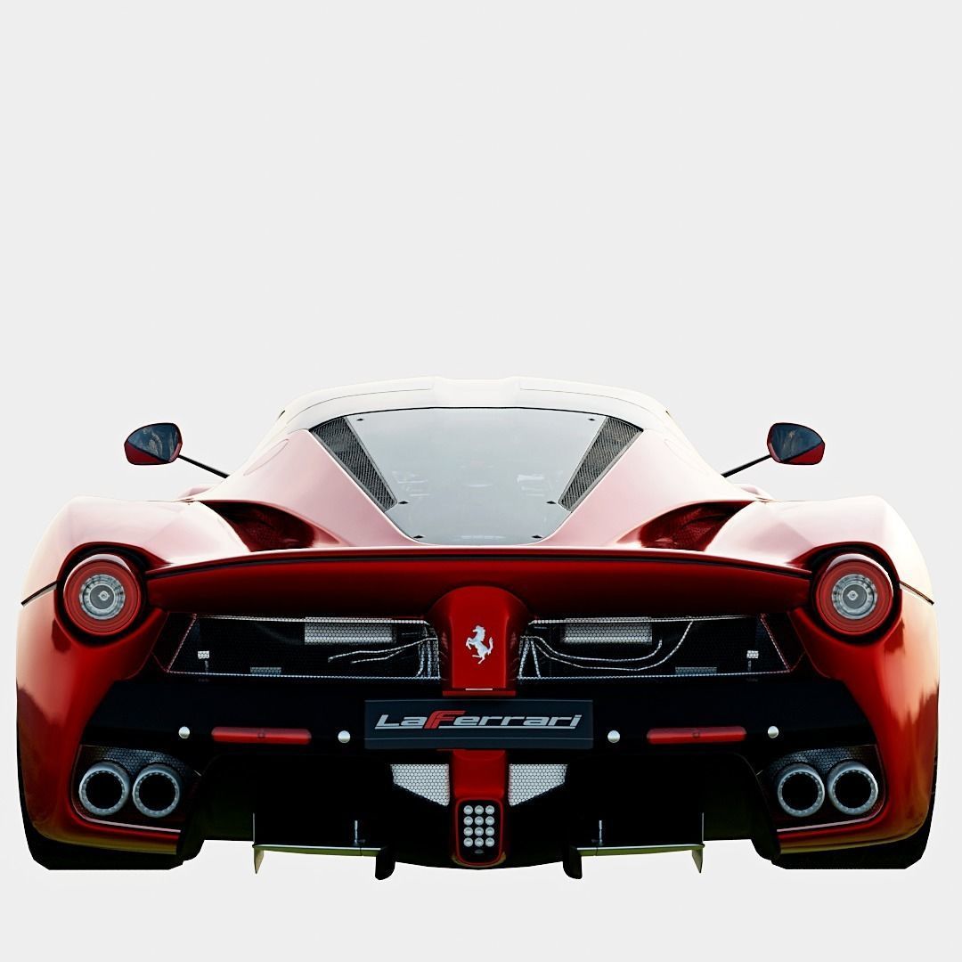 Ferrari LaFerrari 2014 Basic Trim Low-poly 3D model_5