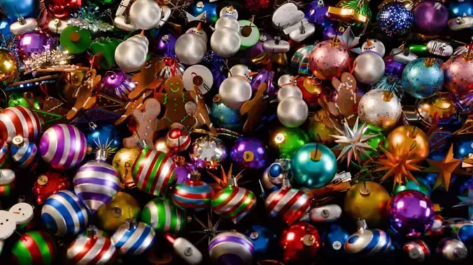 Christmas Ornaments Asset Pack