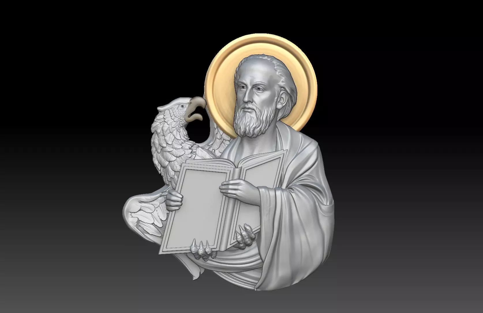 Eagle Of Saint John Apostle Evangelist 3D print model