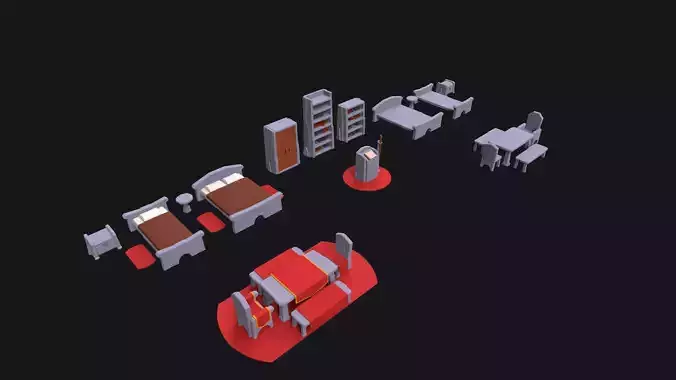 Medieval Stone Furniture