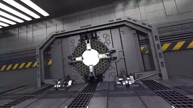 SciFi Corridor modular sci-fi hallway