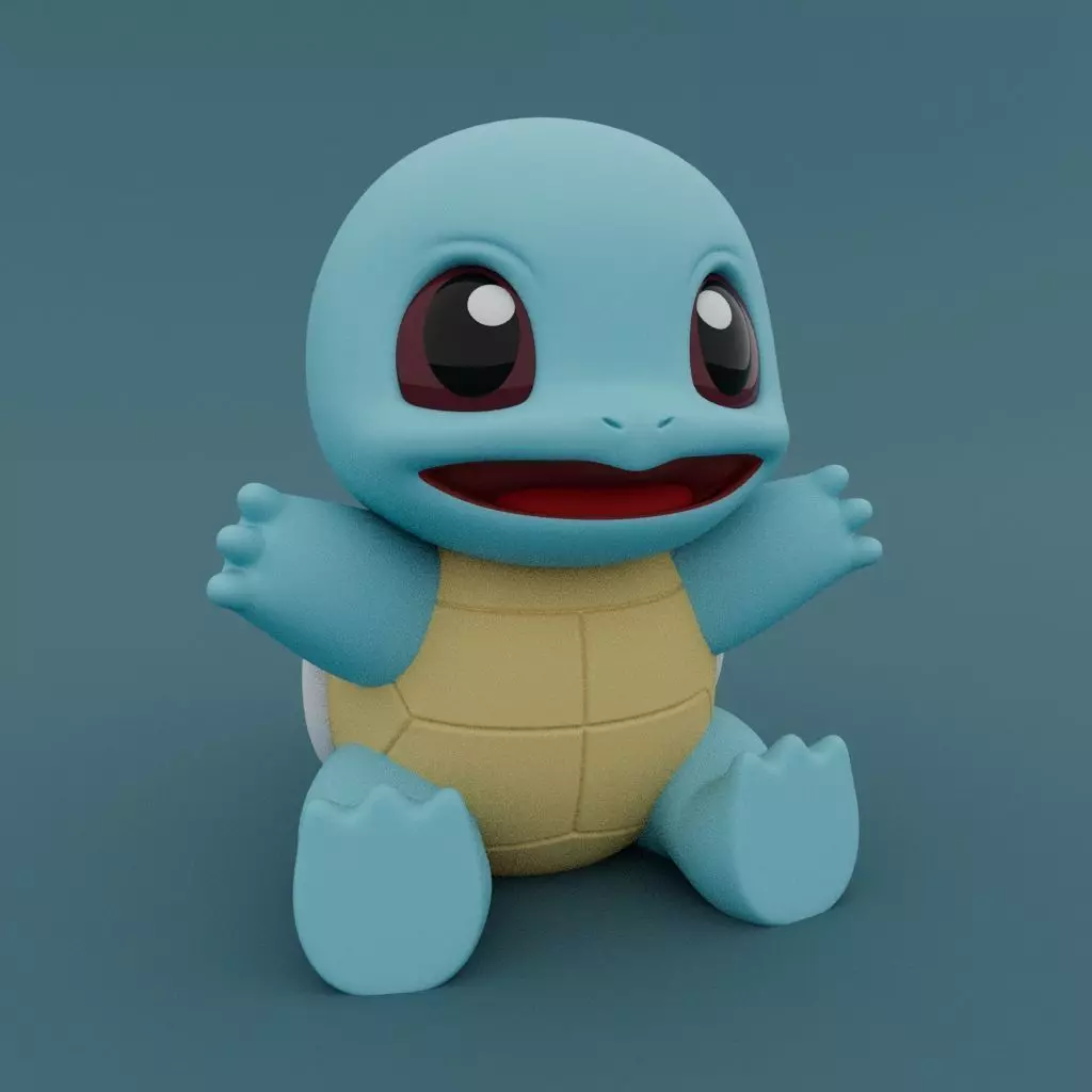 Squirtle - Pokemon 3D print model_0