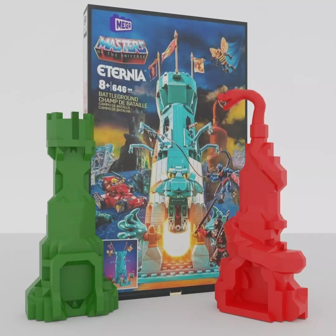 MEGA Construx Eternia Companion Towers 3D print model