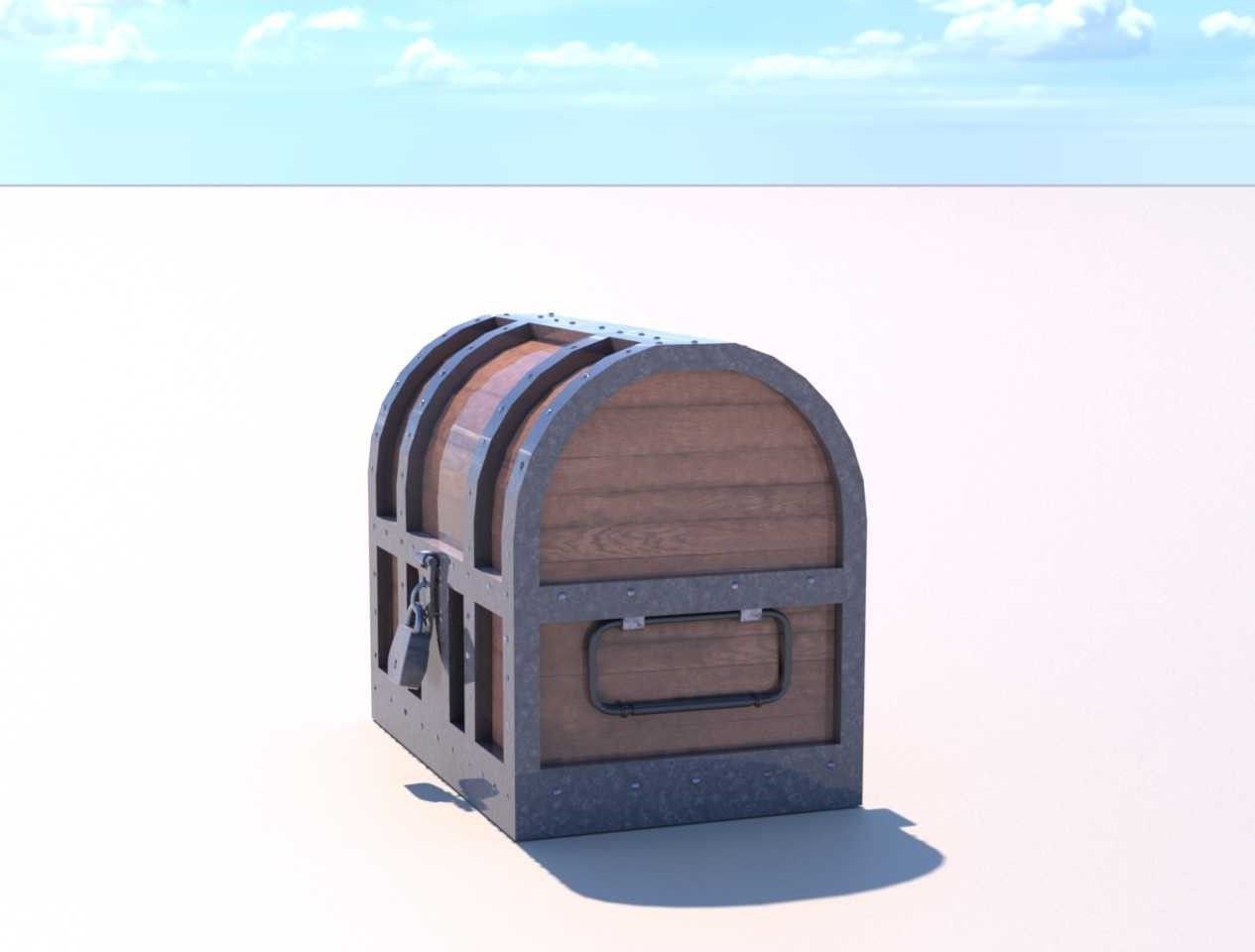 treasure chests 3D model_3