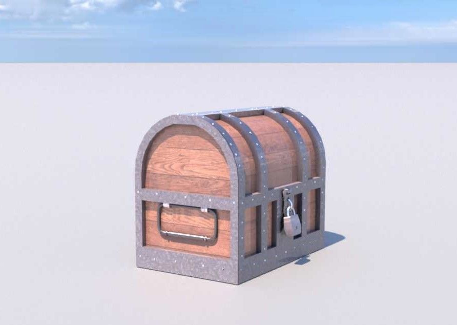 treasure chests 3D model_1