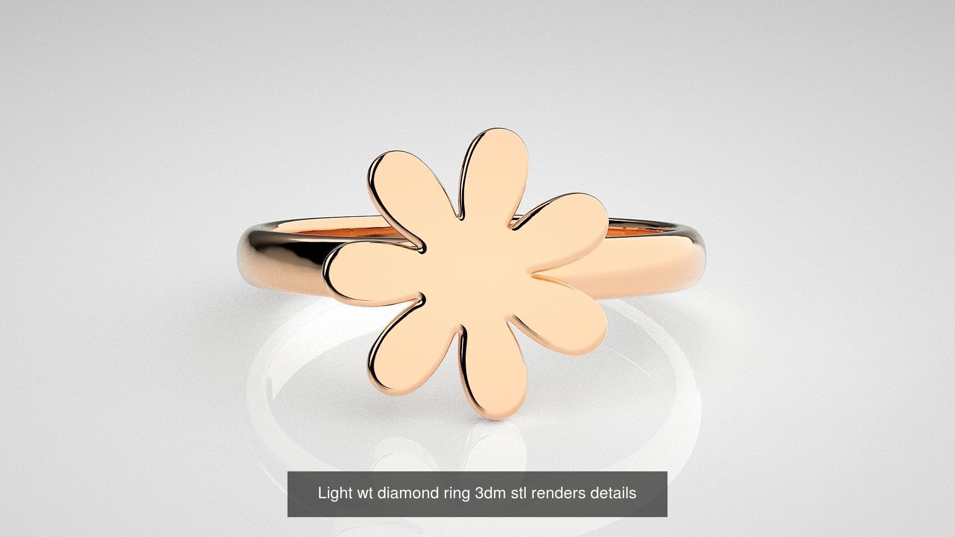 30 Light wt diamond ring 3dm stl renders details 3D Model Collection_5