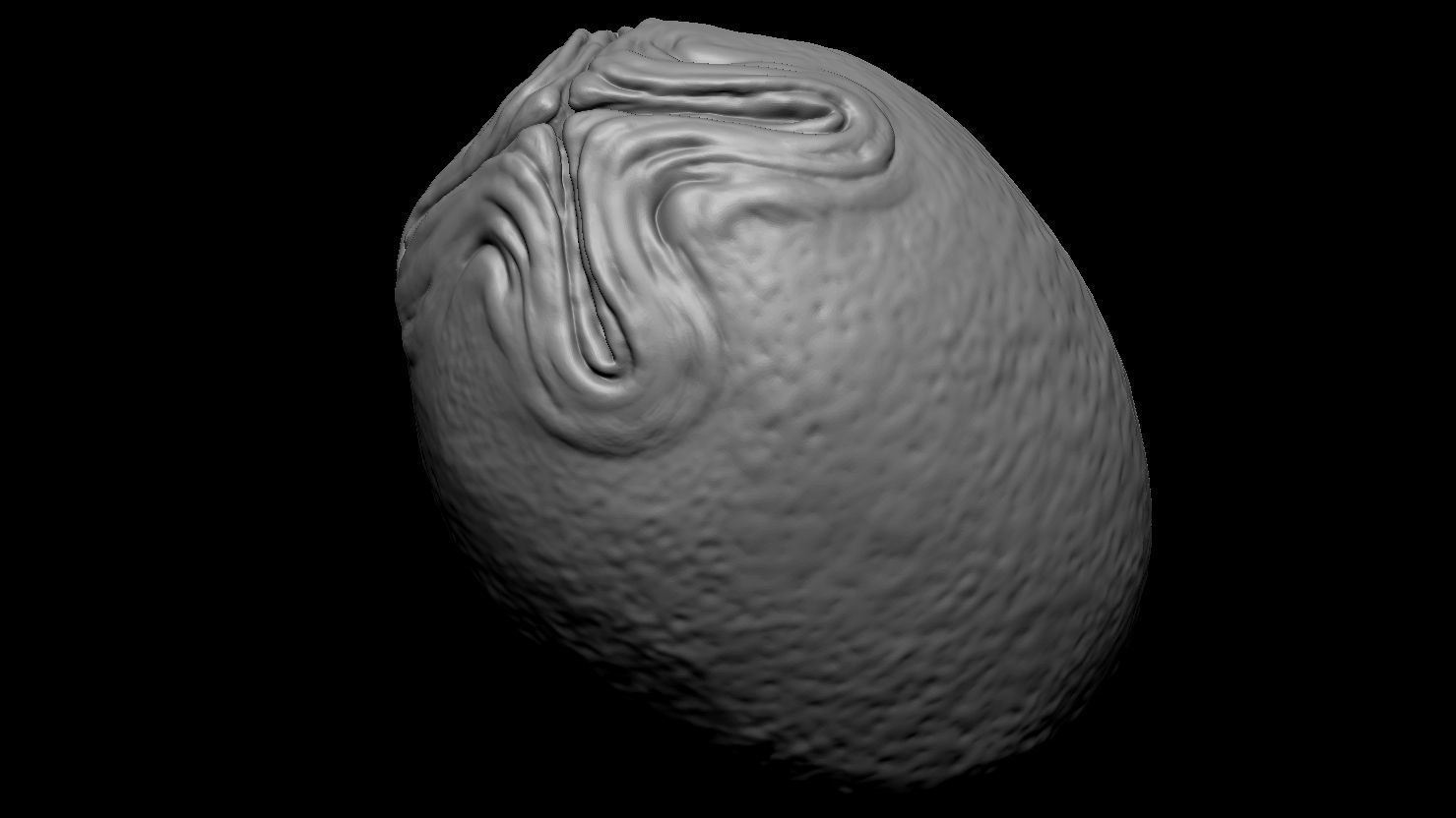 3D PRINTABLE ALIEN EGG 1979 COVENANT FLAT BOTTOM TWO PACK 3D print model_16