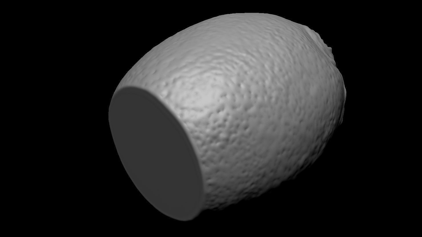 3D PRINTABLE ALIEN EGG 1979 COVENANT FLAT BOTTOM TWO PACK 3D print model_17