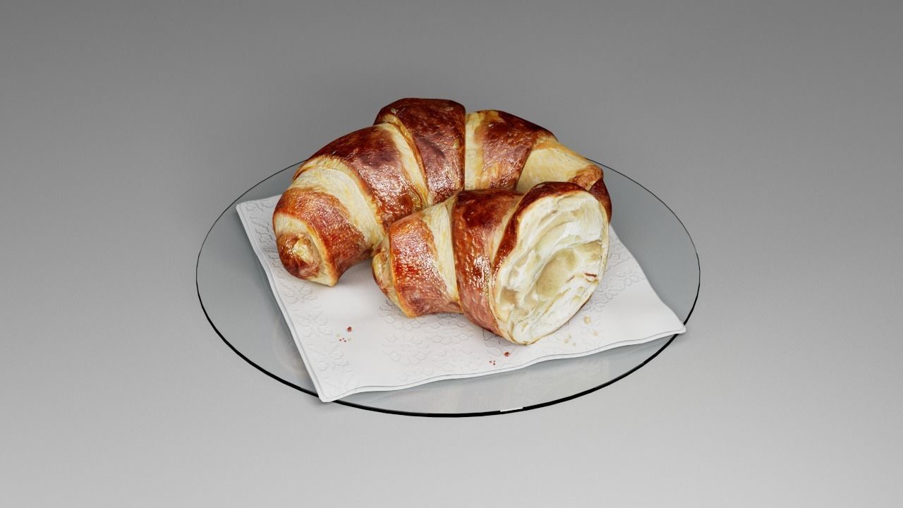 Croissant 3D 3D model_19