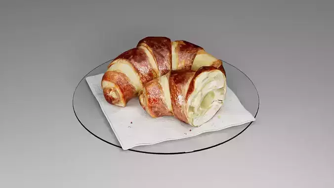 Croissant 3D 3D model