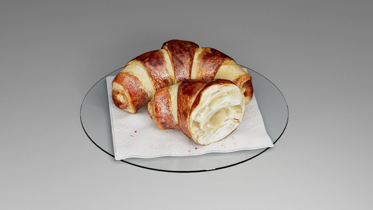 Croissant 3D 3D model_17
