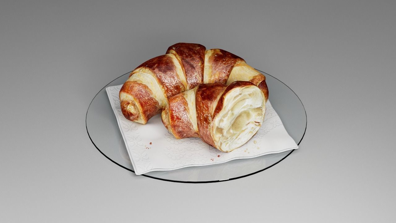 Croissant 3D 3D model_18