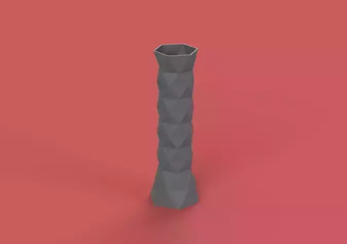 Rose Vase 3D print model