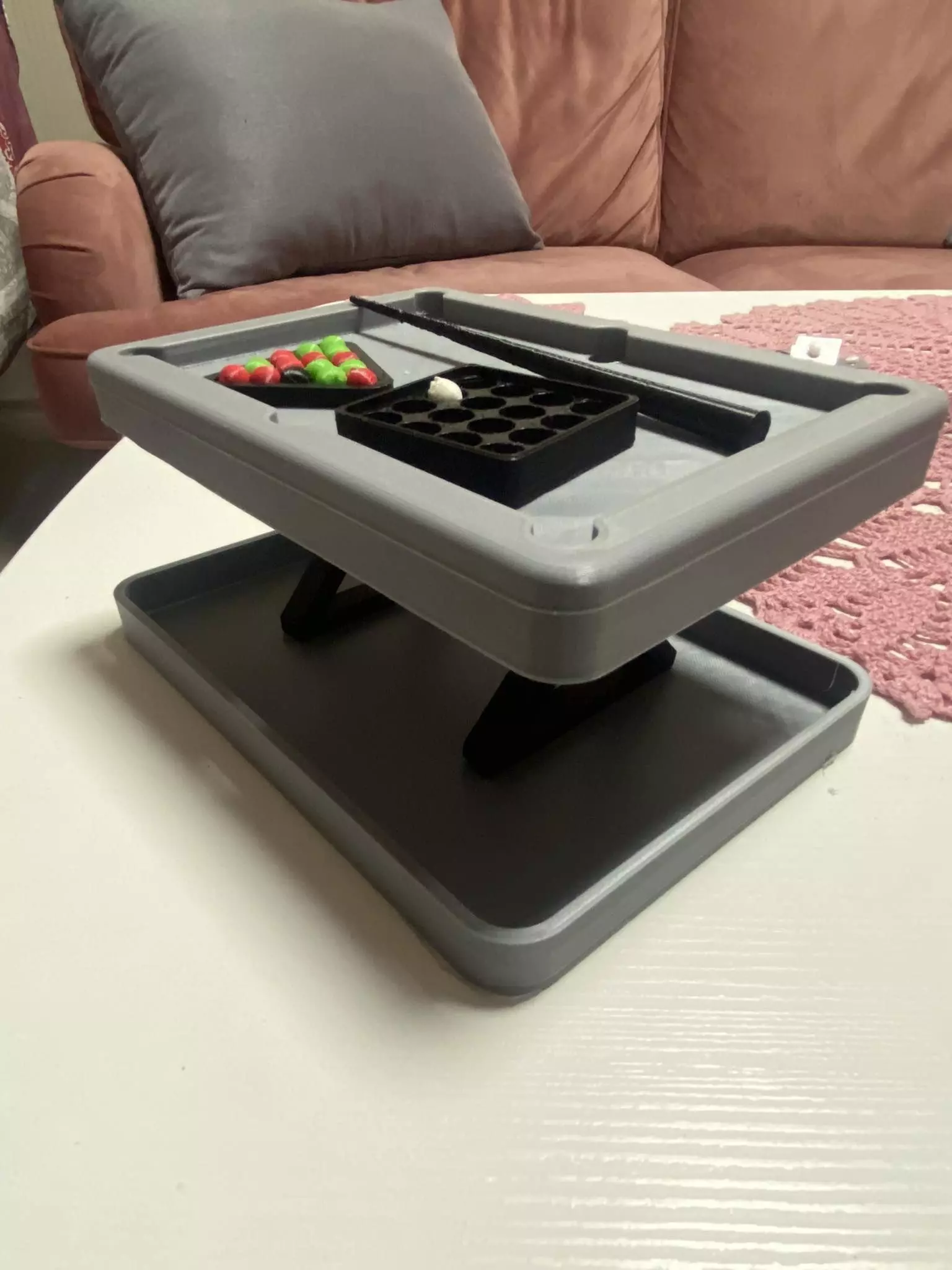 Mini billiard pool game 3D print model