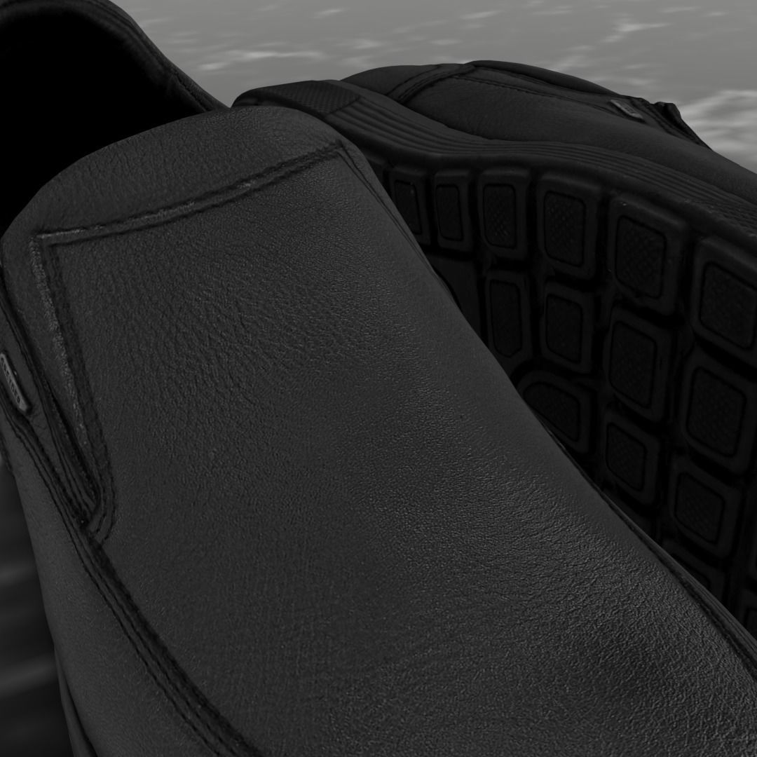 GREYDER LEATHER 3D SHOES CLASSIC Low-poly 3D model_8